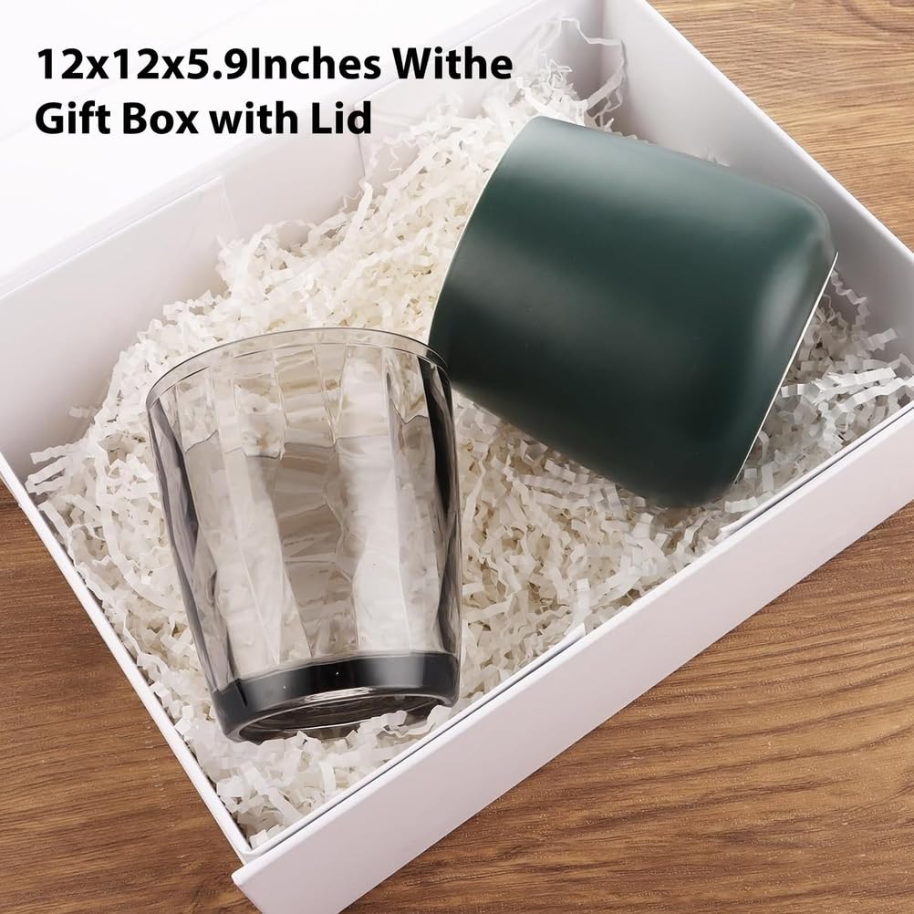 5 Scatole Regalo Grandi Bianche Con Coperchio, 30,5×30,5×15 cm, Scatole Regalo Magnetiche Pieghevoli Scatole Regalo Di Lusso Per Regali, Per Matrimoni, Natale, Halloween, Compleanni