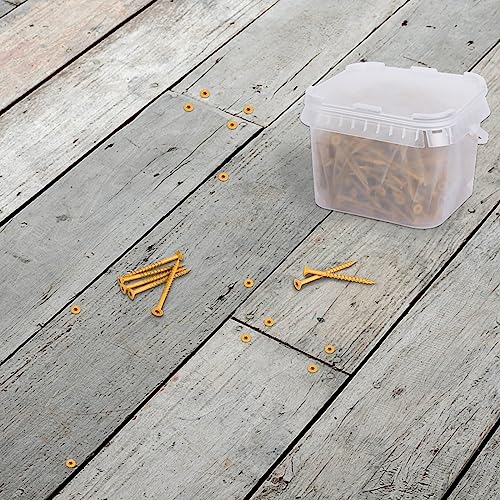 Image of Eazy2hD Deck Screws # 10 x 2-1 /2 Inch, 377 Pcs, Steel Exterior Wood Screw