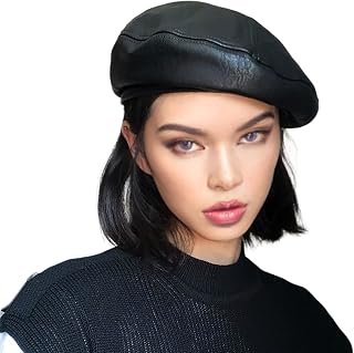 Amazon.com: leather beret