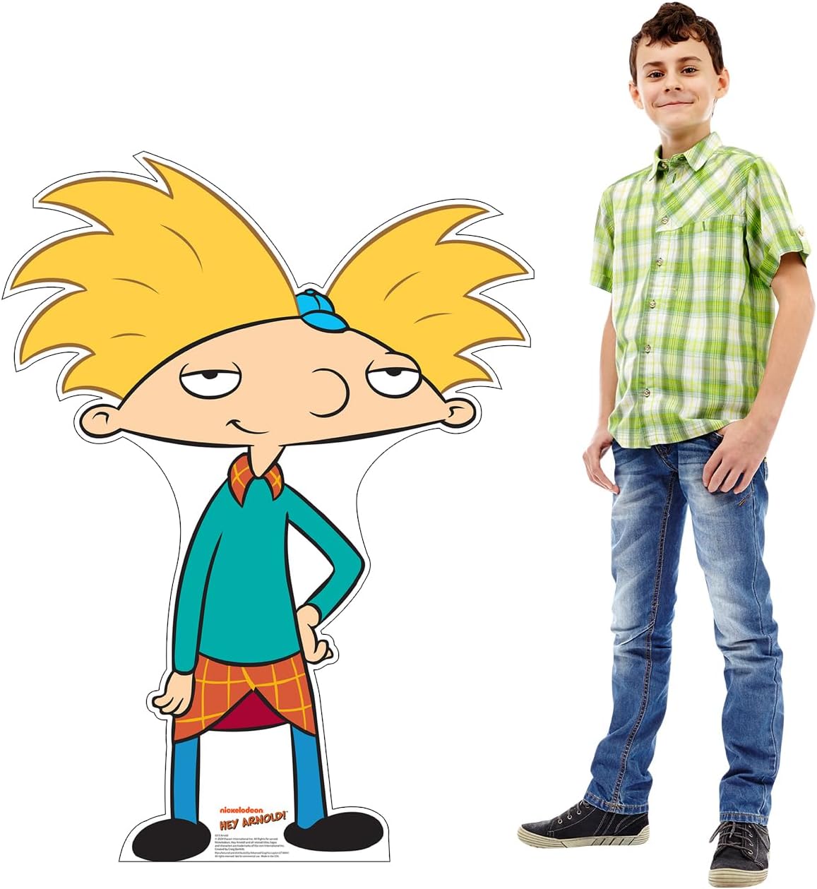 Cardboard People Gerald Life Size Cardboard Cutout Standup - Hey Arnold (Nickelodeon TV Series)