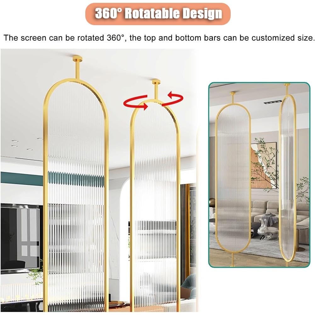 Nowoczesne szklane separatory ścienne działowe, 4 sztuki, ścianka działowa, szkło hartowane, do domowego biura lub sypialni (d 180 x 35 cm)