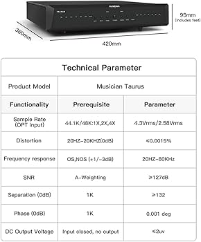 Amazon.com: Musician Taurus R2R Audio DAC ARM STM32F446 Altera