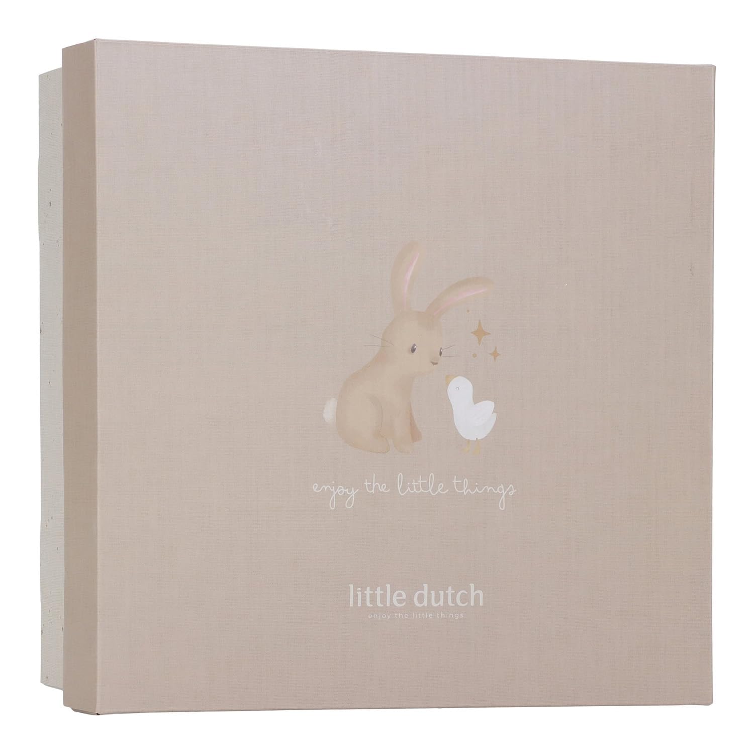 Little Dutch Newborn Naturals 8415 - Set regalo da 3 pezzi (panno per coccolare, afferrare, peluche di peluche)