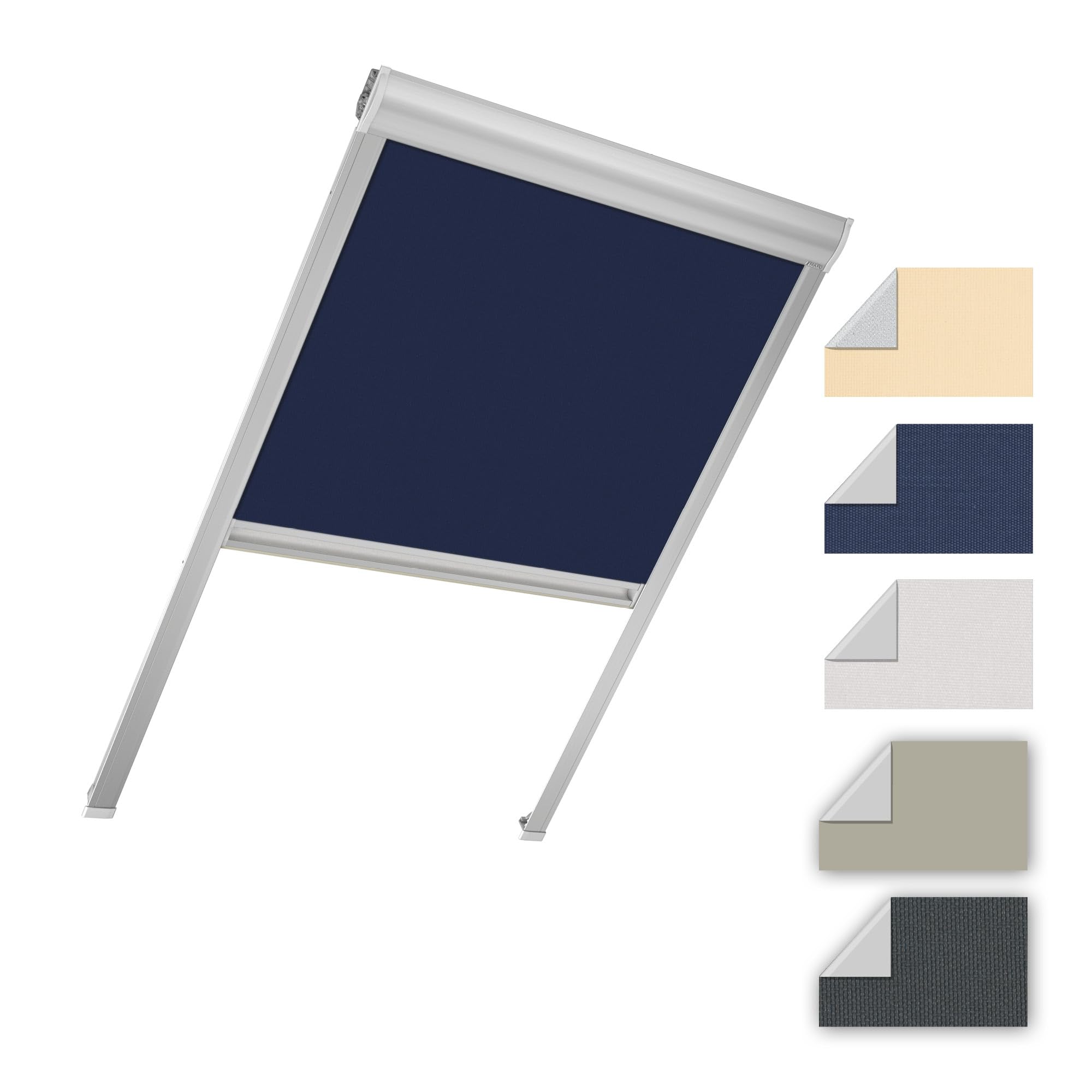 FAKRO - ARF Dachfenster Verdunkelung - Dachfenster Rollo - 78x118cm - Lässt kein Licht Durch, Schützt vor Sonne und UV-Strahlung - Verdunkelungsrollo mit Sonnenschutz - Farbe 265