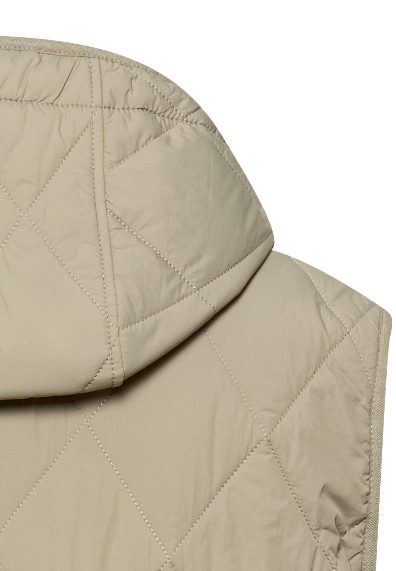 camel active Damen Lange Weste mit Kapuze