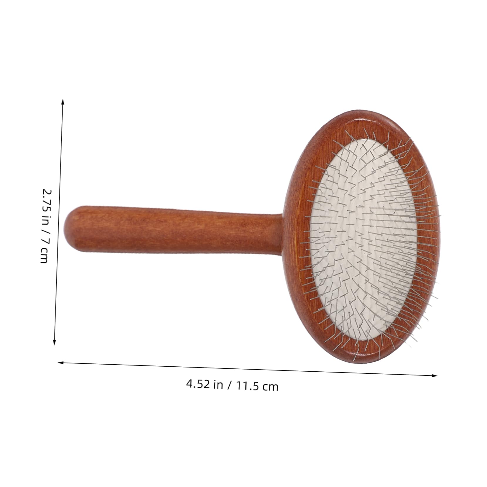 SUPVOX Dog Comb Set for Grooming Pet Hair Brush Stainless Steel Pins Tangle-free Reduces Shedding Ergonomic Handle