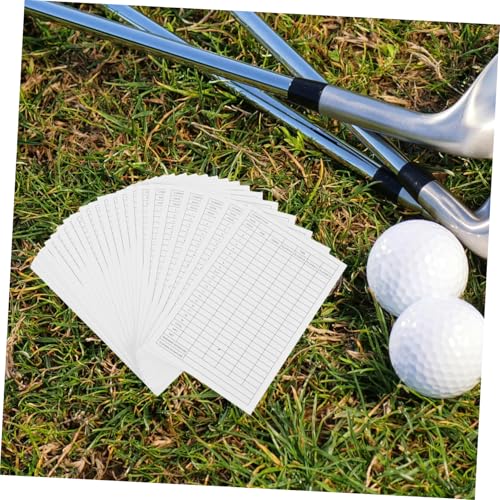 30 tarjetas para puntaje de golf papel revestido Toddmomy miniatura 5