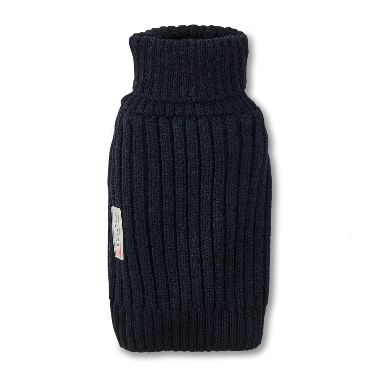 Wolters Strickpullover Ribsty | Hundepullover für kühle Tage | Farbe Schwarz - Gr. 65 (Rückenlänge 63-65 cm)