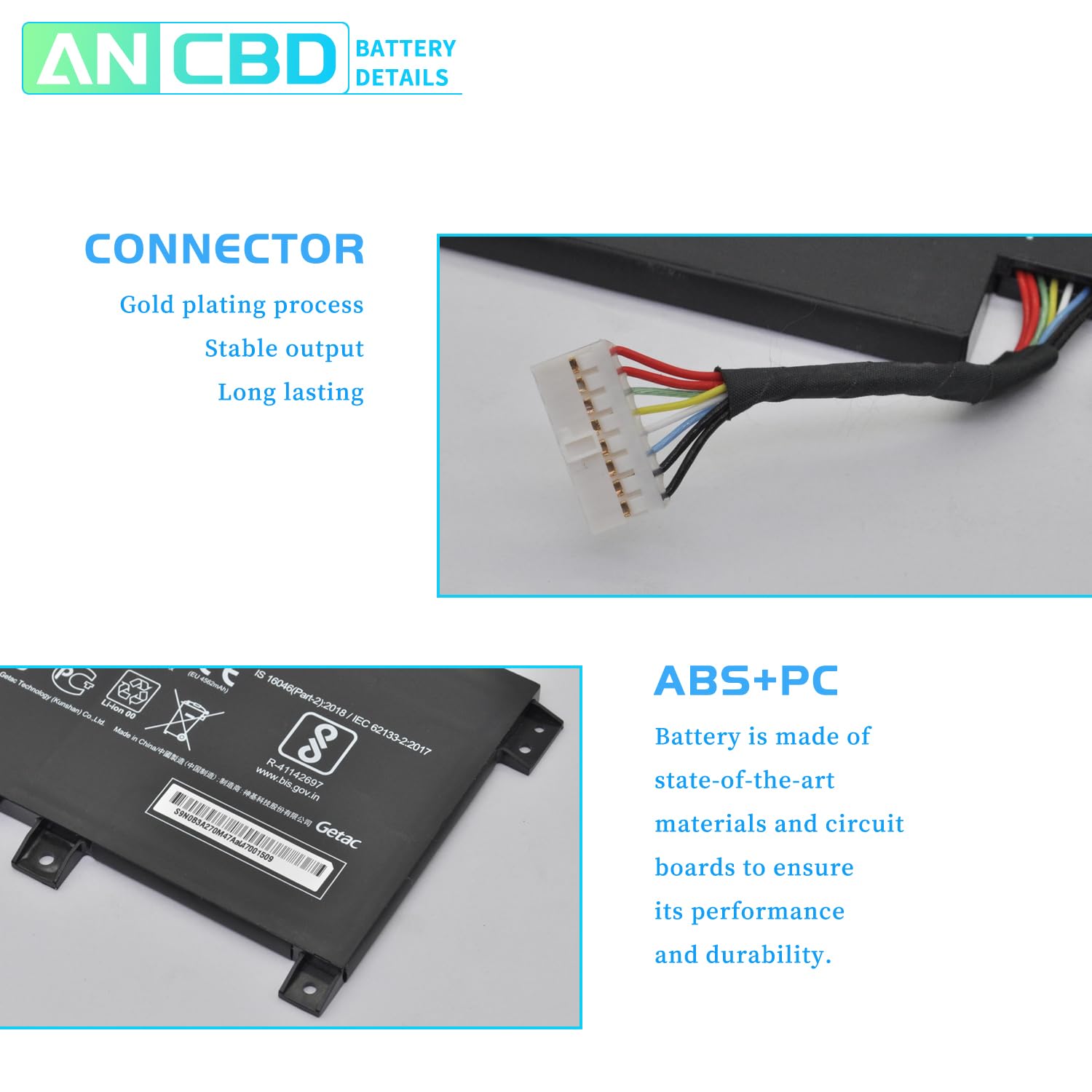 BTY-M492 Laptop Battery for MSI Katana GF66 GF76 11UC 11UD 11UE 11SC 12UE 12UGS Katana 15 17 B13VEK B13VFK B13VGK Pulse GL66 11UCK 11UDK Crosshair 15 A11UCK 17 A11UCK MSI Sword 15 A11U A11UD 53.5Wh