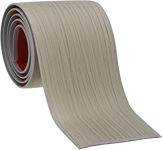 PATIKIL Self Adhesive Floor Transition Strip 3 in x 6.6 Ft, Vinyl Laminate Floor Flat Divider for Joining Floor Gaps Doorways Carpet Cover Floor Tiles Khaki Wood Grain