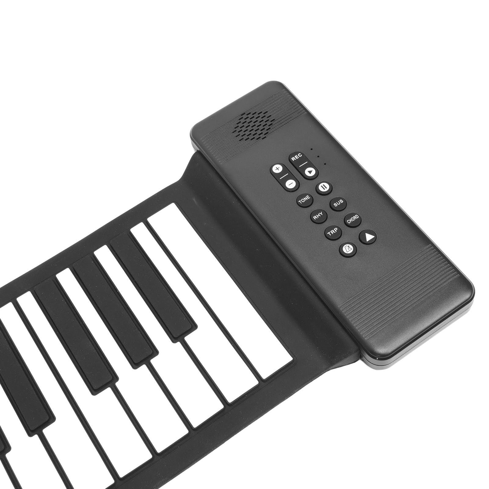 Zwinąć klawiaturę Fortepian, 88 Key Ręczny Rolka Fortepian 128 USB MIDI BT Portable Składane z Podróżowaniem z Wbudowanymi Głośnikami Przenośna Klawiatura Składane dla Początkujących