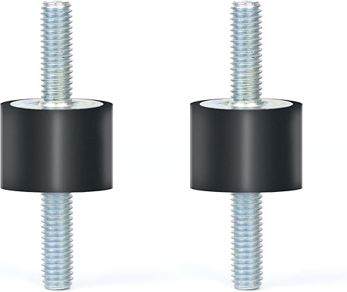 Miniatura 7 de Soportes aisladores de goma M6, amortiguadores antivibraciones, bobinas para botes para mini bombas de caloragua divididas, motores diesel,