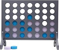 Vista 24 de Tailgating Pros Cuatro Gigante Gris Premium en una Fila con Estuche de Transporte - Juego de Patio Exterior Jumbo de Gran Tamaño - Conecta Múltiples