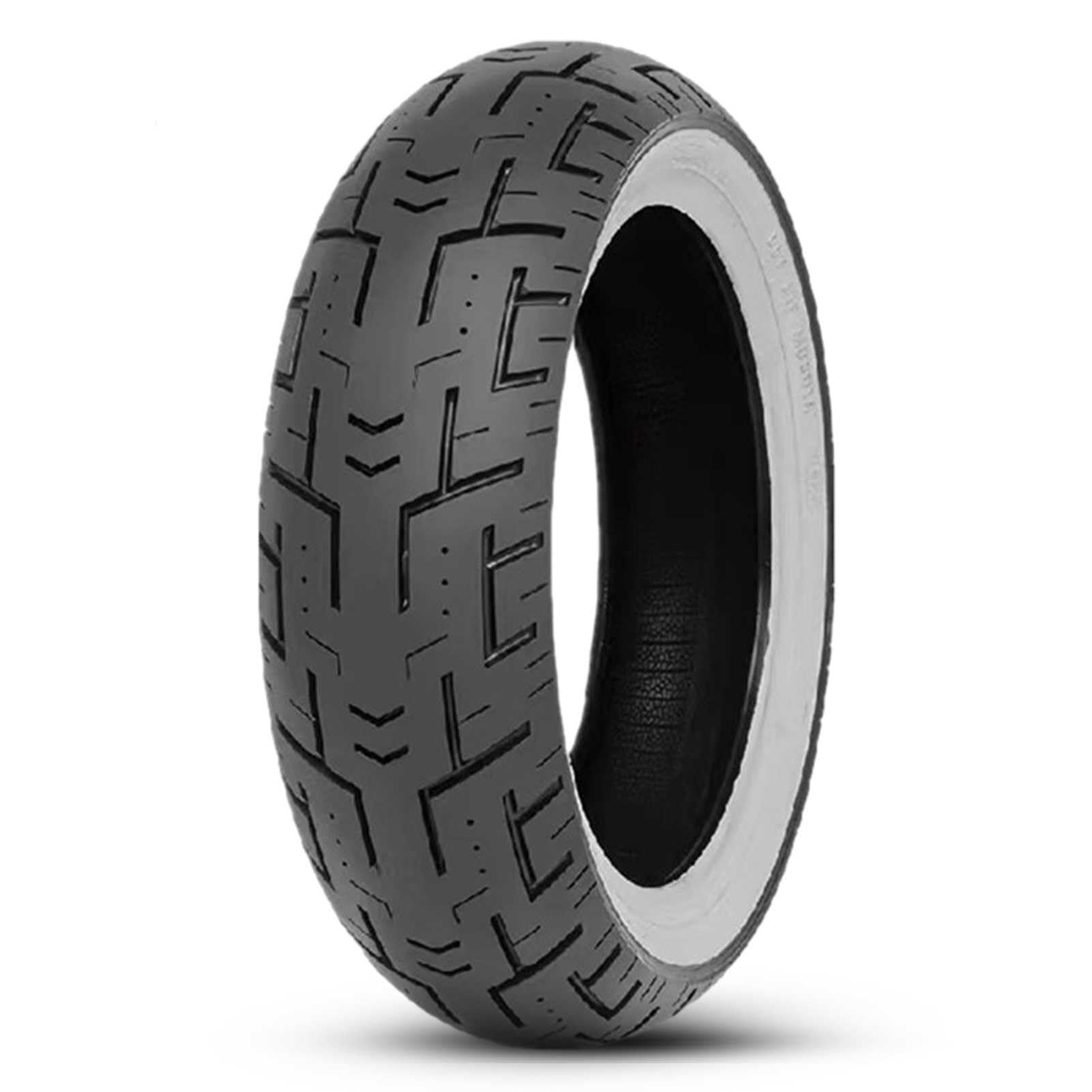 120/70-12 Opona Skuterowa z Białym Bokiem Przednia lub Tylna, 120/70/12 Bezdętkowa z Retro Paskiem Bocznym, 120 70 12 Opona Miejska na Minimoto 4PR P 51