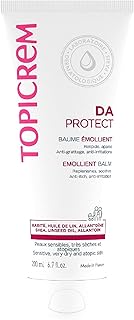 Topicrem - DA PROTECT Baume Émollient - Crème Hydratante, Relipide, Nourrit & Apaise- Soin Visage et Corps pour Peaux Sensibles, Sèches, Atopiques, Bébés, Enfants&Adultes- Fabrication Française- 200ml