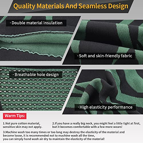 Acokac Winter Neck Gaiter, 2Pack Breathable Neck Warmer, Windproof Neck Mask,Face Cover Gators For Ski Motorcycle Cycling #TOP4