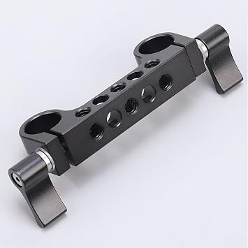 15mm Dual Rod Clamp for 15mm Rail Support System Compatible for BMPCC 4K 6K Pro Canon R5 Nikon Z7 Z9 Sony A7S3 FX9 Camera Cage Rig