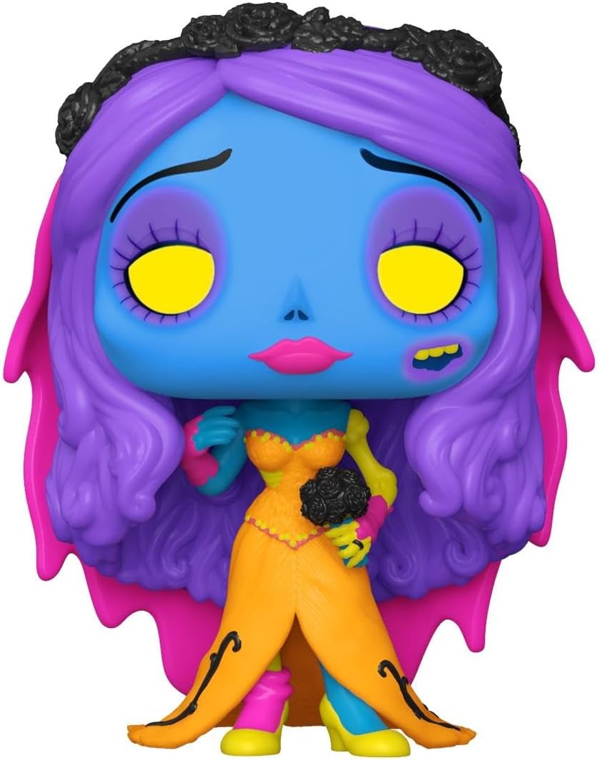 Funko POP! & Tee: Corpse Bride - Emily - Blacklight - Medium - (M) - T-Shirt - Clothes with Collectable Vinyl Figure - Gift Idea - Figure and Short Sleeve Top for Adults Unisex Men and Women