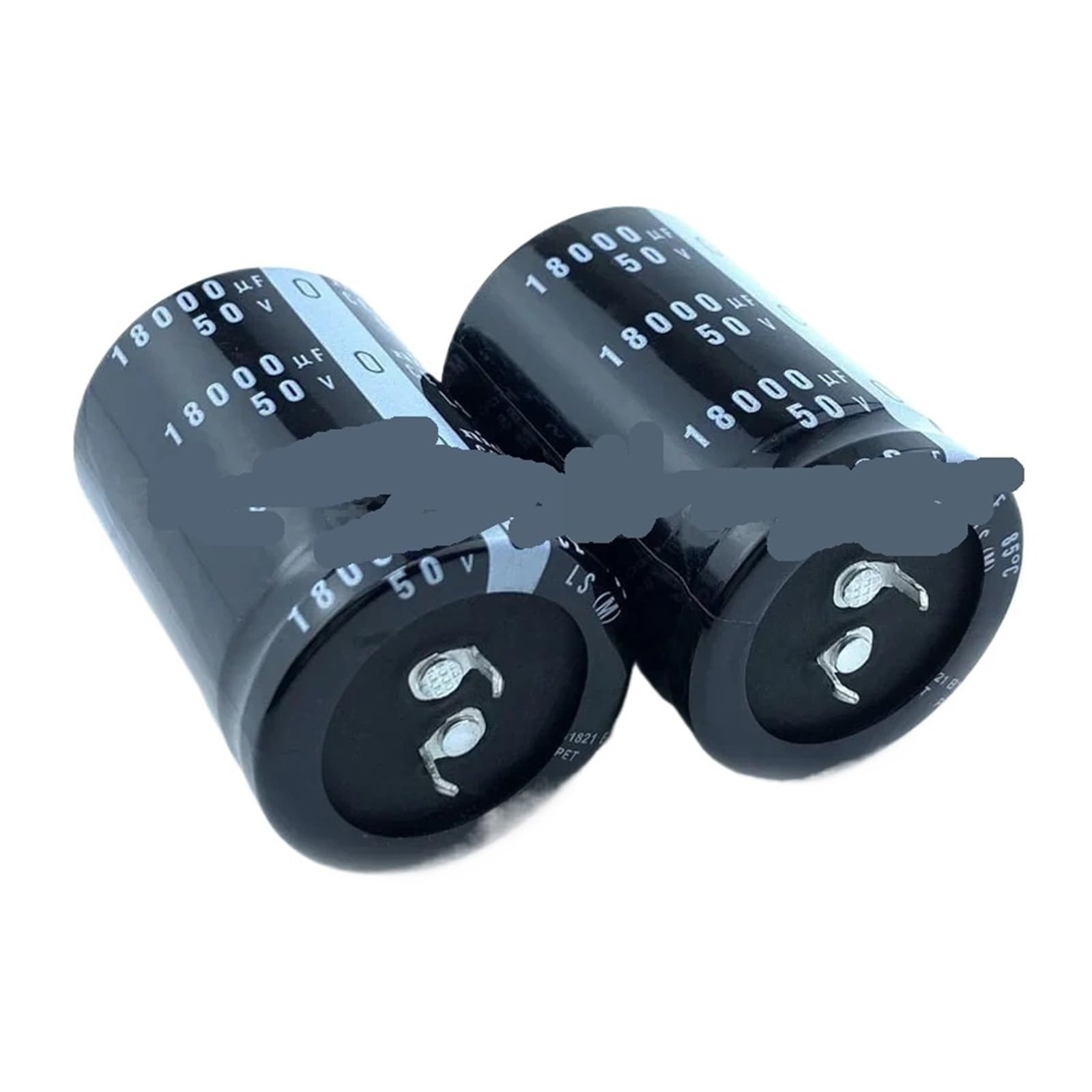 Condensadores 50V 18000uF en pack de 2 unidades con tamaño de 35x45 mm para placas de circuito