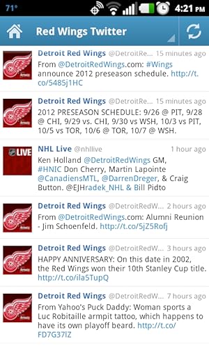 Detroit Red Wings Fan App
