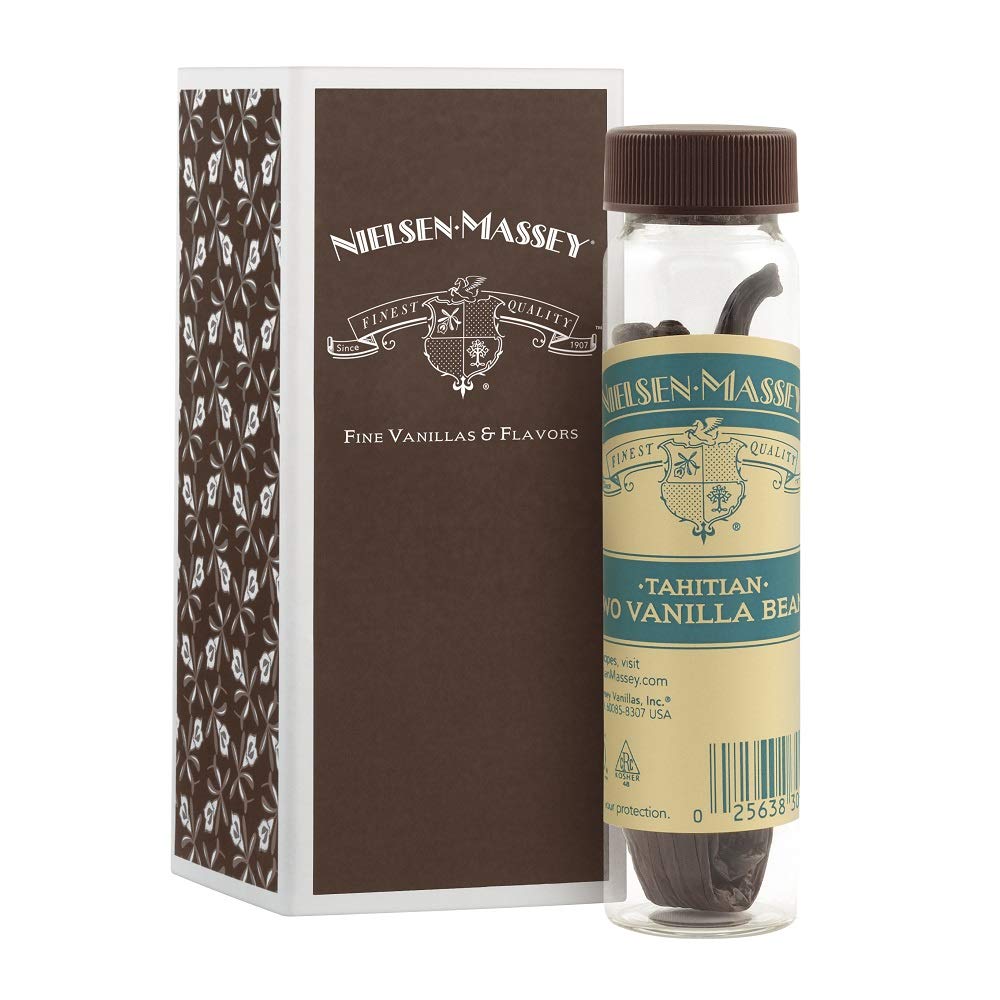 Nielsen-Massey Mexican Vanilla Beans for Baking and Cooking, 2-Bean Vial