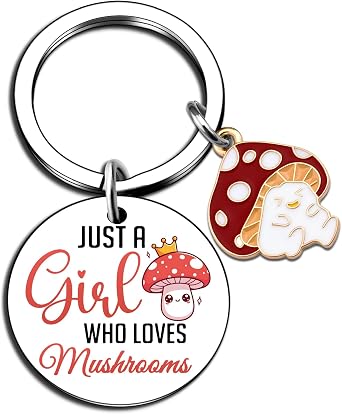 Mushroom Decor For Women Mushroom Keychain Cute Gifts Stuff For Girls