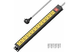 AXTRA 12 Outlet Heavy Duty Power Strip