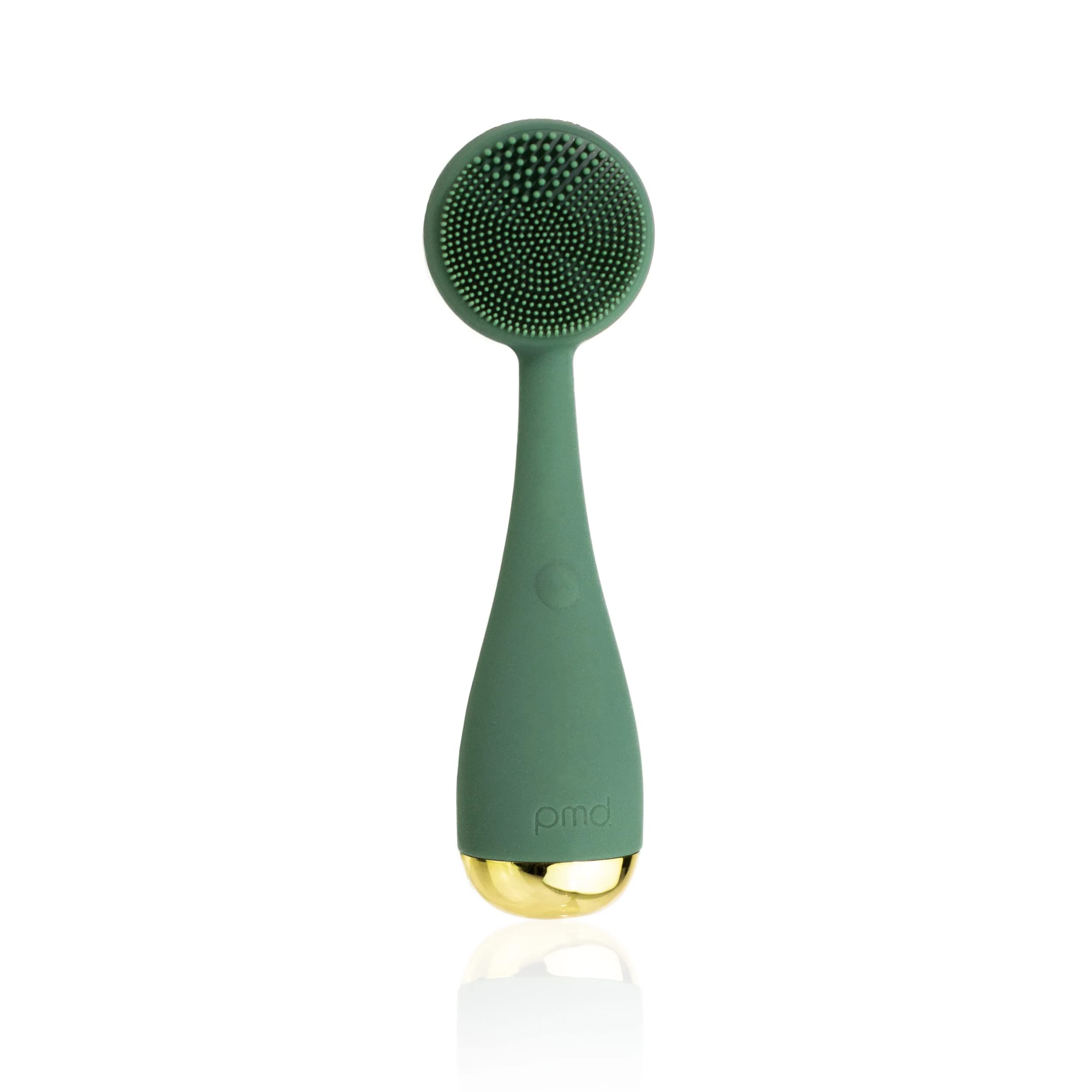 PMD Clean Mini - Smart Facial Cleansing Device with Silicone Brush & Anti-Aging Massager - Waterproof - SonicGlow Vibration Technology - Clear Pores and Blackheads - Lift, Firm, and Tone Skin