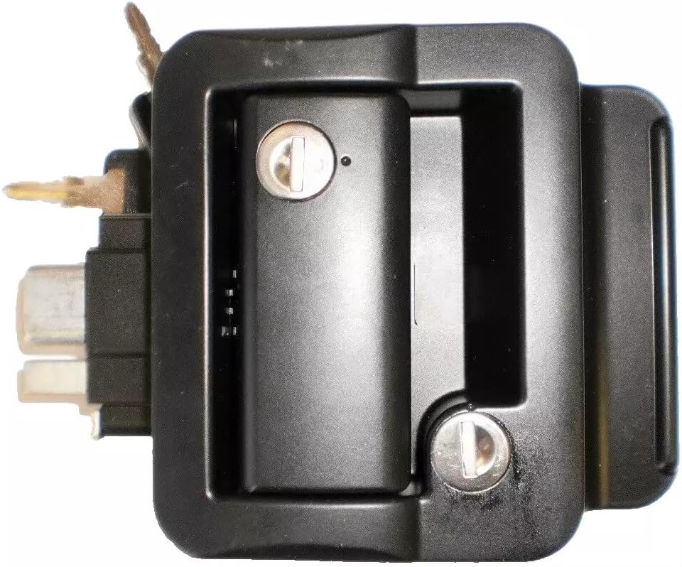 TTL-43610-2006 Trailer RV Camper Door Paddle Latch Handle Flush Lock 3.47"x 4.28" for Fastec