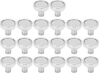 NdFeB Magnets, 20PCS Pot Magnet with Rod 3 Layer Coating Stainless Steel NdFeB Round Base Magnets D16‑5.5kg Small Fridge Magnets, Rare Earth Magnets