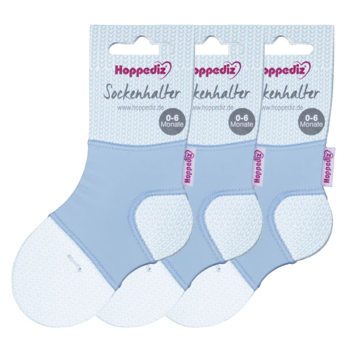 Hoppediz Socks Hop Porte-chaussettes Mixte bébé (lot de 3)