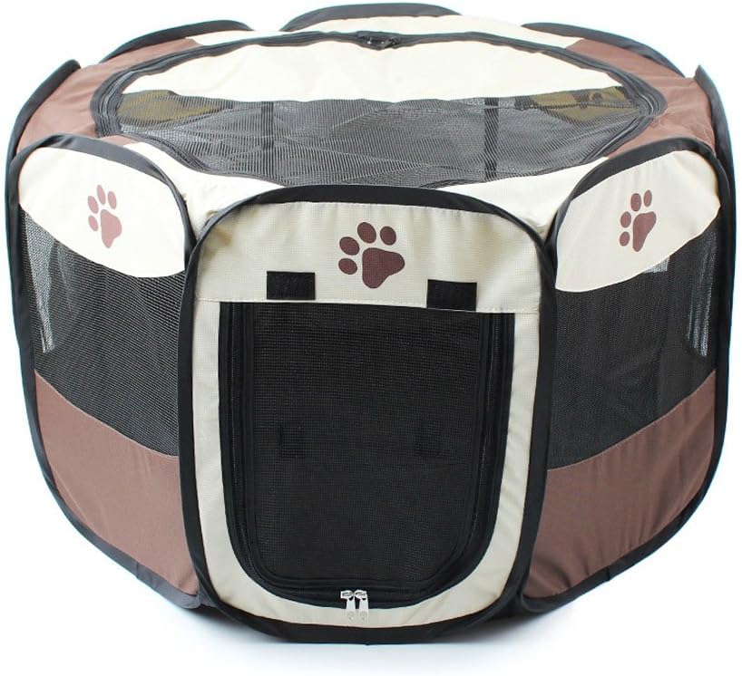YUDODO Pet Dog Carrier Backpack Adjustable Dog Front Carrier, Legs Out Easy-Fit Dog Travel Backpack Carrier for Hiking Camping for Small Medium Dogs Cats and Rabbits (Large, Beige)