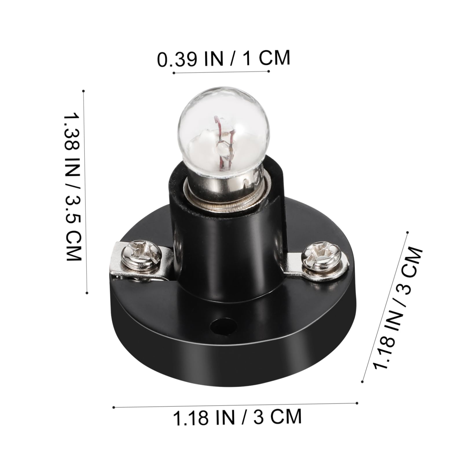 ibasenice 5Pcs Bulb and Physics Experiment Light Holder School Teaching Instruments for Electricity Demonstrations for Circuit Projects