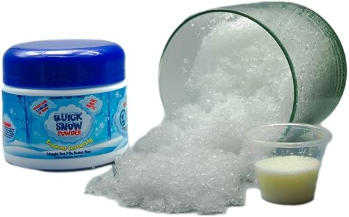 Miniatura 5 de Polvo de nieve rápida: nieve instantánea – Hace 3.5 galones de nieve artificial artificial – Solo tienes que añadir agua – Decoraciones de Navidad