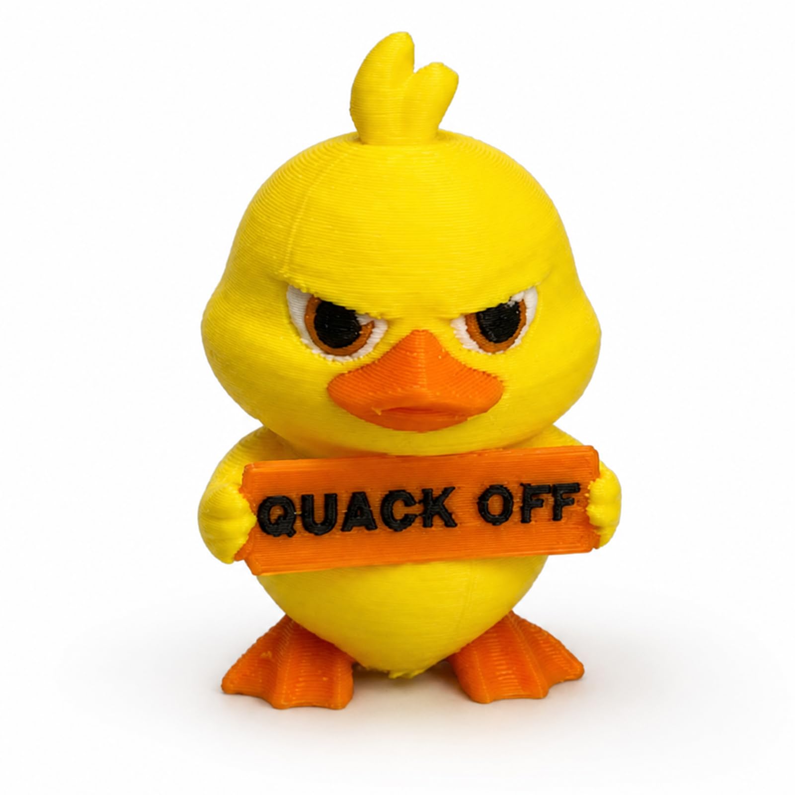 Funny Desk Accessories Duck Figurine, 3D Printed Sassy Office & Desk Decor