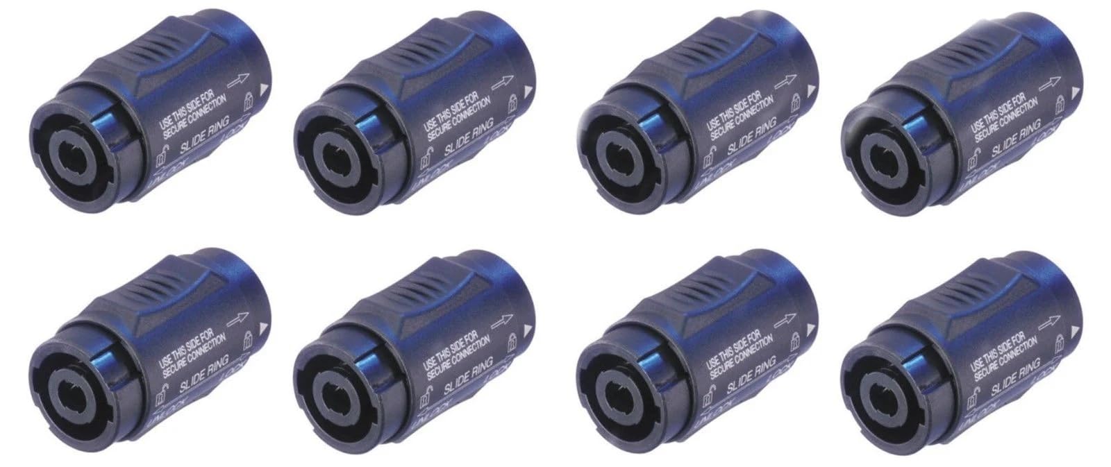 Amazon.com: (8 Pack) Genuine Neutrik NL4MMX Speakon Locking 2 & 4