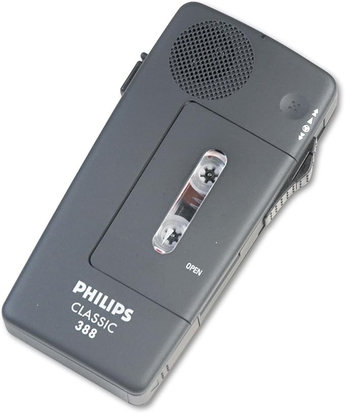 Philips Classic Pocket Memo 388/LFH388 Portable Mini Cassette Recorder