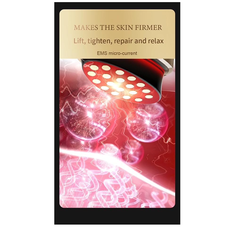 Máquina de spa de radiofrecuencia para eliminar arrugas, piel y cara, dispositivo de cuidado de belleza, colágeno, fácil de usar, color dorado