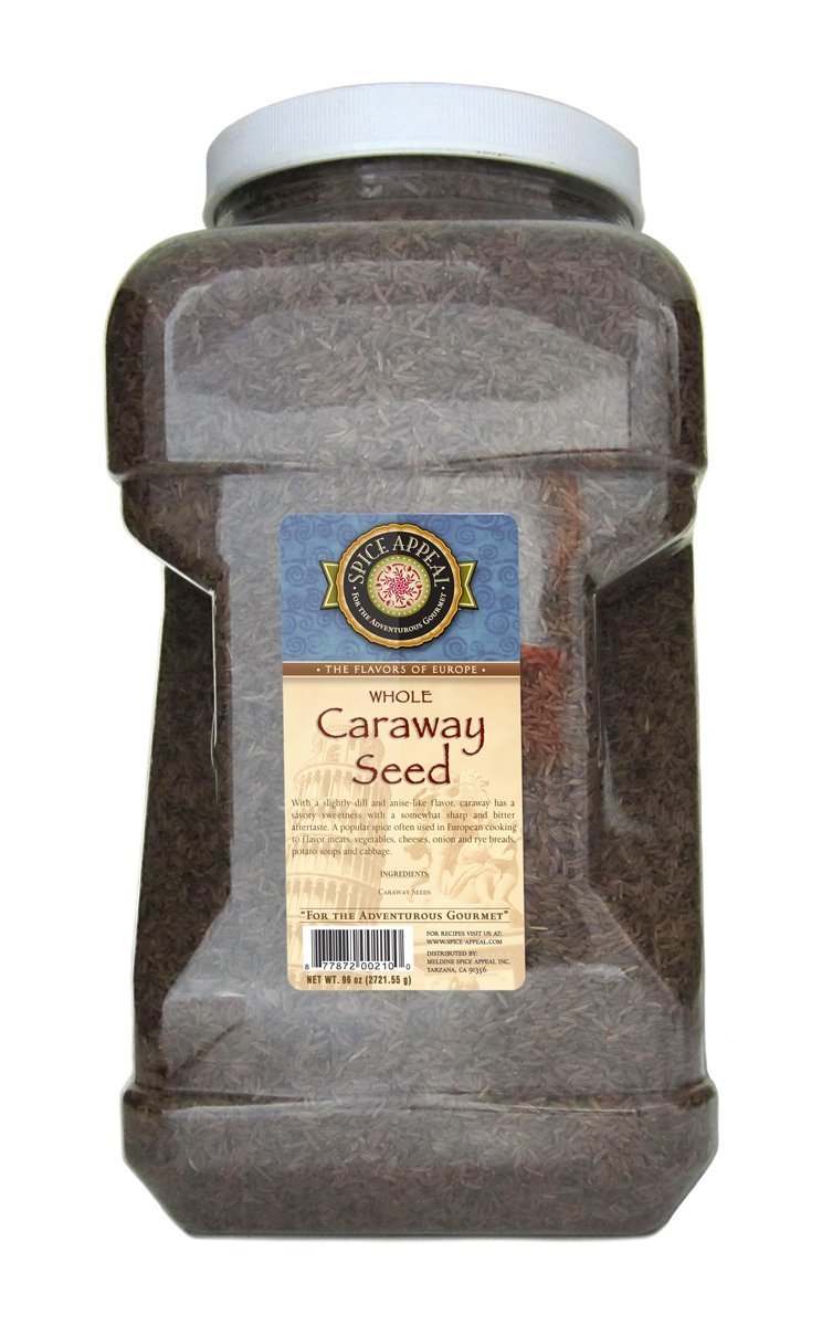 Spice Appeal Caraway Seed Whole, 96 Ounce (Pack of 4)