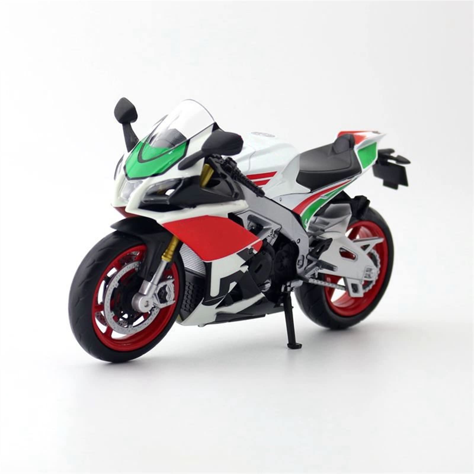 SEYXF Motorbike Toy 1:12 for Aprilia RSV4 R R1000 Motorcycle Collection Diecast Gift(White)