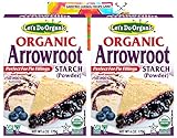 Organic Arrowroot Starch Bundle. Includes Two (2) 6oz Packages of Let's Do Organic Arrowroot Starch...