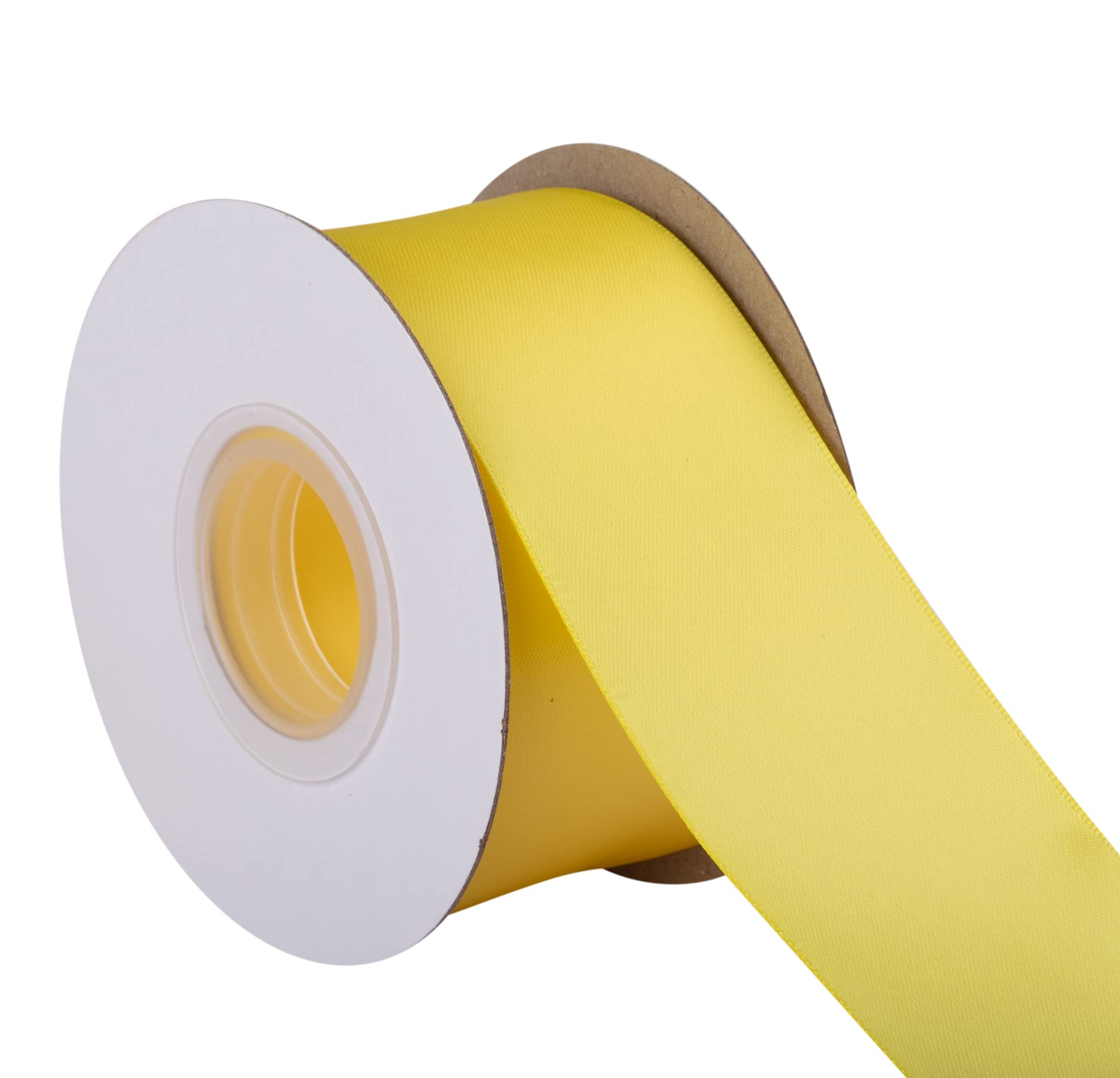 Double Faced Satin Ribbon, 50mm X 22M, Solid Polyester Craft Ribbon, Perfect for Gift Wrapping Crafts - Image 4