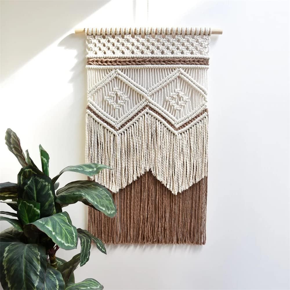 BMIDRUT Hanging Macrame Tapestry Dream Catchers Hand Woven Tapestries Boho Wall Art Decor Home Wall Decor Wall Pediment