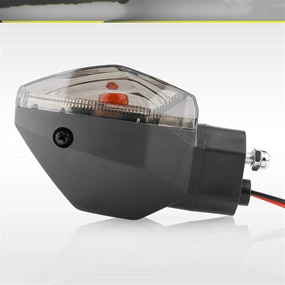 lamp part Motorcycle Turn Signal Light 12V Amber Blinker Indicator Flasher Lamp For H-onda Wave125 MSX125 MSX 125 RS150 V1 For DASH 110 For Dash FI(2PCS Clear)