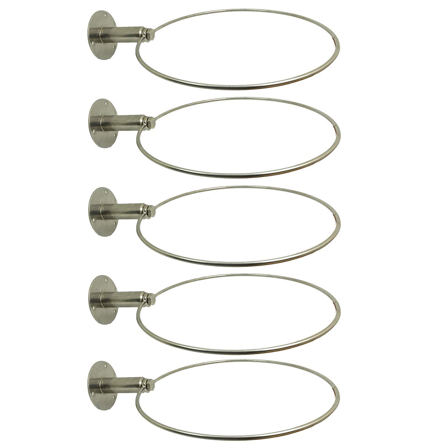 Pmsanzay Stainless Steel Cowboy Hat Rack Cowboy Hat Holder Coyboy Hat Organizer Cowboy Hat Hanger - Helps Protect & Keep Your Hats Shape 5/PK - No Cowboy Hat