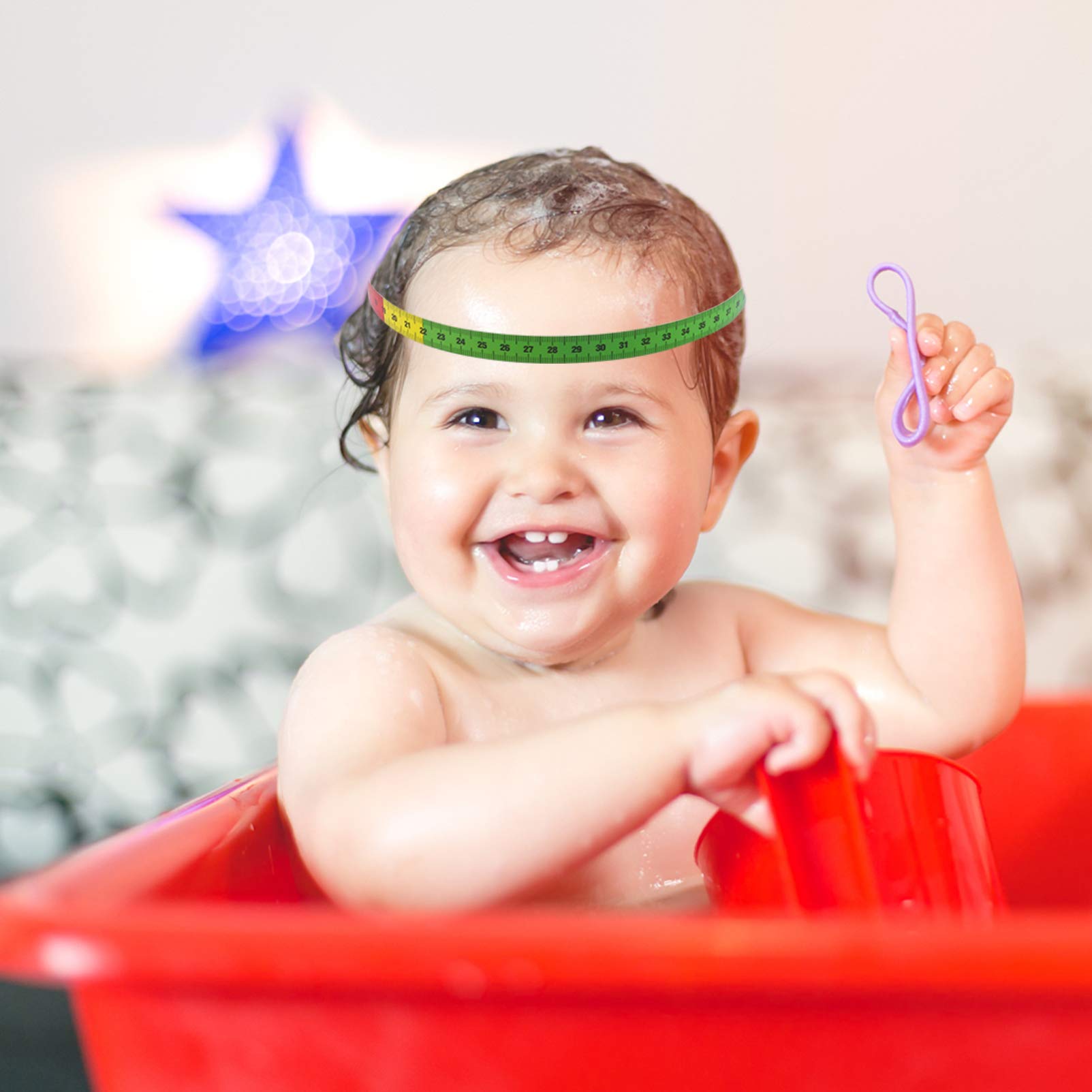 Operitacx Body Measurement Tape 3pcs Head Circumference Ruler 56cm Length Pp Material Accurate Portable Reusable