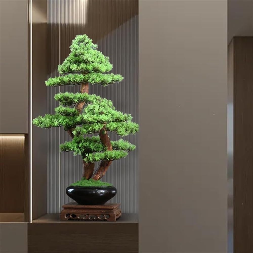 Symulowane rośliny doniczkowe Symulacja powitalna sosnowe ozdoby bonsai salon wejście hotel krajobraz wnętrze sztuczne rośliny doniczkowe Dekoracje wnętrz