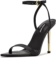 Nine West Reina Women's Heeled Sandals - Sexy Almond Toe Stiletto Heel, Versatile Day-to-Night Style