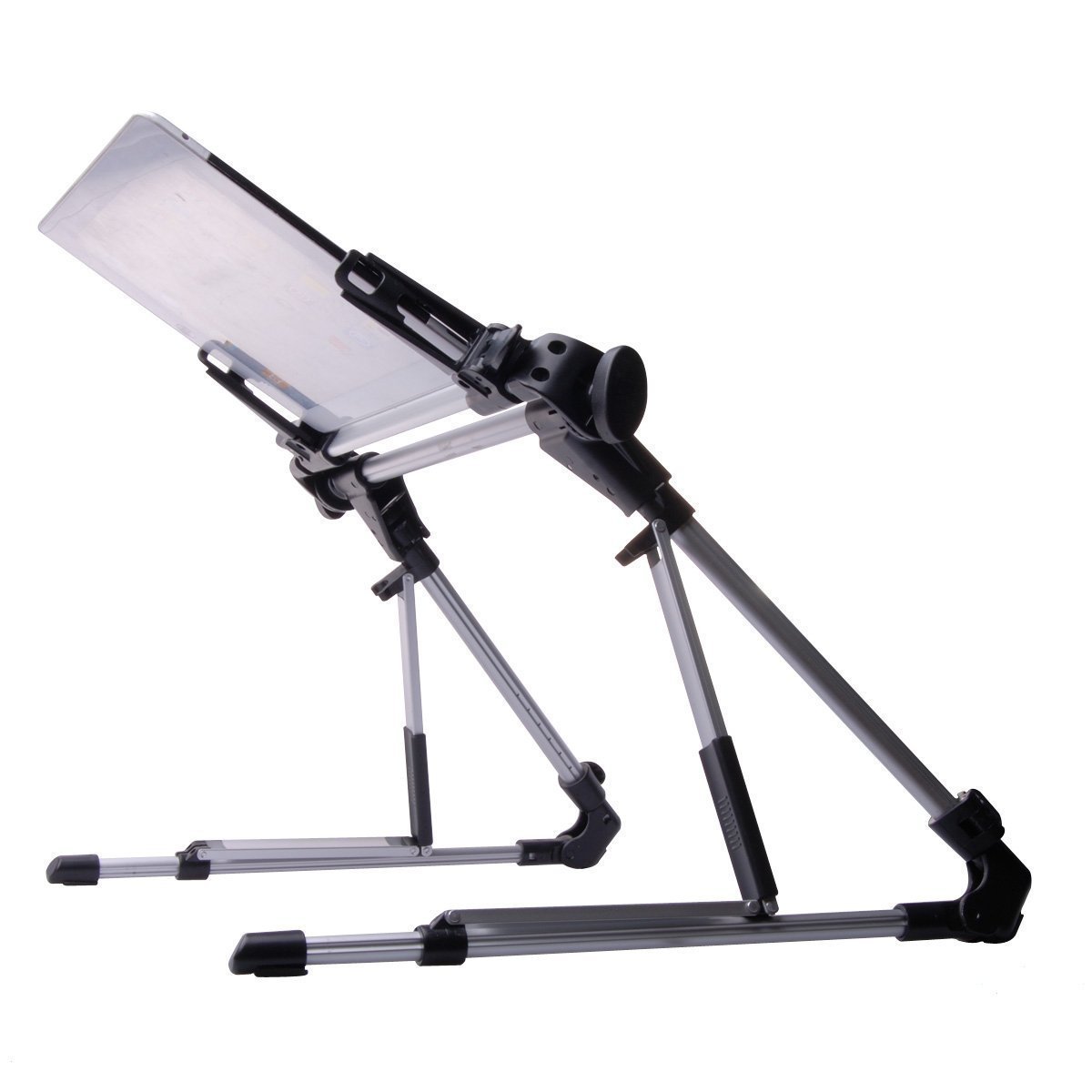 Aussel Portátil Universal Tablet Bed Frame Holder Soporte plegable ajustable para Tablet iPad 1 2 3 4 5 air Iphone6 / 6 plus Samsung Galaxy Tab, perezoso al lado de la cama, coche, dormitorio, cocina, oficina, baño