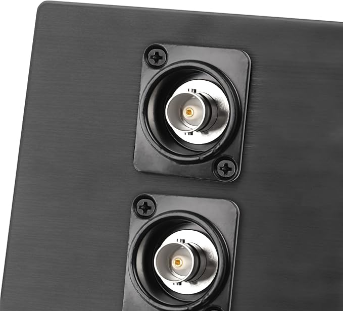 Conector BNC D-Type doble hembra para panel XMSJSIY miniatura 6